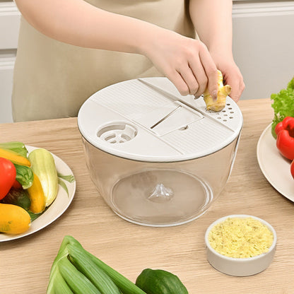 9-in-1 Salatschleuder & Gemüseschneider – große Kapazität, vielseitig & platzsparend – ideal für Salate, Obst & Gemüse🥗🔪