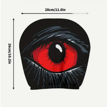 ⏳Limitiertes 50 % Rabatt⏰Gruselige Kopfstützenhülle mit rotem Auge👁️‍🗨️🚗