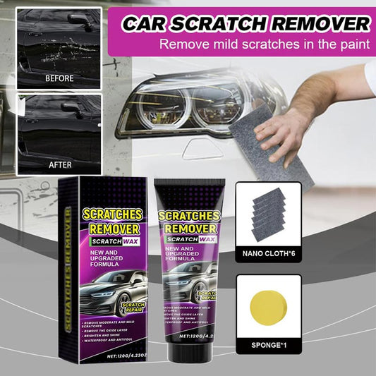 🚘 2 + 1 Gratis 🔥Autokratzer-Entferner-Wachs mit Nanotuch