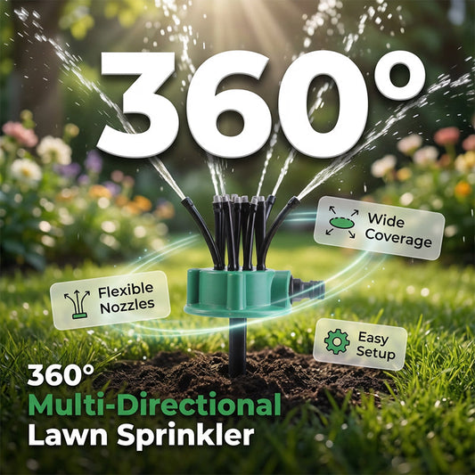 🌿 KAUFE 2, ERHALTE 1 GRATIS! 💧 Präzisions-Gartensprinkler 360° – Vollständige Abdeckung, Einfache Installation & Sanfter Sprühstrahl Für Effiziente Bewässerung 🌸