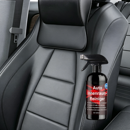 Universeller Innenraumreiniger für Autos – Spray für Polster, Kunststoff & Leder – entfernt Schmutz & Flecken – ideal für die regelmäßige Fahrzeugpflege