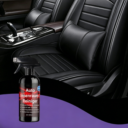 Universeller Innenraumreiniger für Autos – Spray für Polster, Kunststoff & Leder – entfernt Schmutz & Flecken – ideal für die regelmäßige Fahrzeugpflege