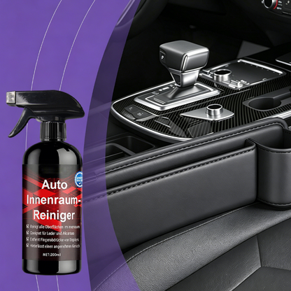 Universeller Innenraumreiniger für Autos – Spray für Polster, Kunststoff & Leder – entfernt Schmutz & Flecken – ideal für die regelmäßige Fahrzeugpflege