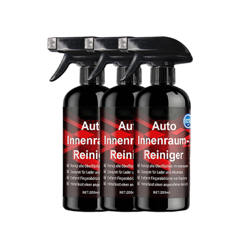 Universeller Innenraumreiniger für Autos – Spray für Polster, Kunststoff & Leder – entfernt Schmutz & Flecken – ideal für die regelmäßige Fahrzeugpflege
