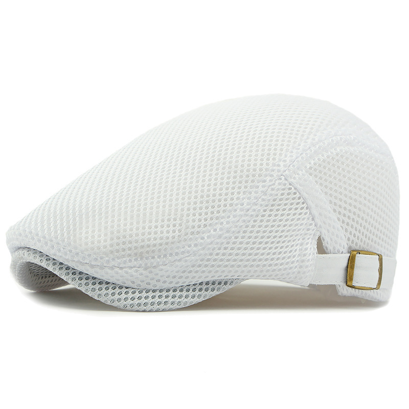🧢 JETZT 50% RABATT! 🌿 Atmungsaktive Schiebermütze mit verstellbarem Riemen – Netzstoff, klassischer Ivy-Stil & integriertes Schweißband – ganztäglicher Komfort ✨