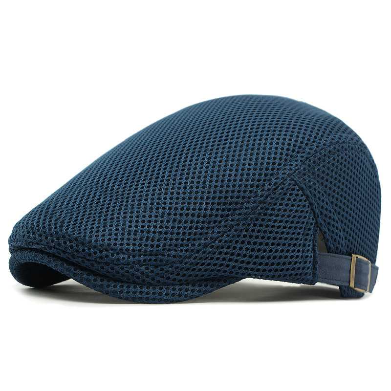 🧢 JETZT 50% RABATT! 🌿 Atmungsaktive Schiebermütze mit verstellbarem Riemen – Netzstoff, klassischer Ivy-Stil & integriertes Schweißband – ganztäglicher Komfort ✨