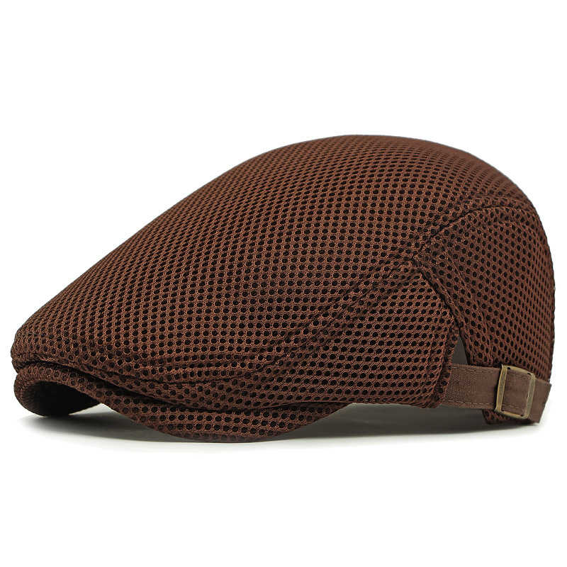 🧢 JETZT 50% RABATT! 🌿 Atmungsaktive Schiebermütze mit verstellbarem Riemen – Netzstoff, klassischer Ivy-Stil & integriertes Schweißband – ganztäglicher Komfort ✨