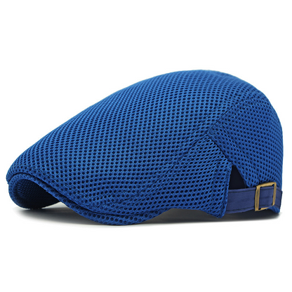 🧢 JETZT 50% RABATT! 🌿 Atmungsaktive Schiebermütze mit verstellbarem Riemen – Netzstoff, klassischer Ivy-Stil & integriertes Schweißband – ganztäglicher Komfort ✨