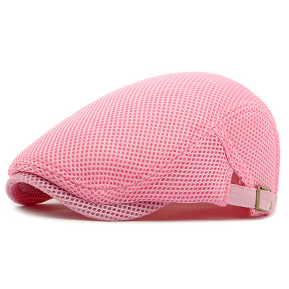 🧢 JETZT 50% RABATT! 🌿 Atmungsaktive Schiebermütze mit verstellbarem Riemen – Netzstoff, klassischer Ivy-Stil & integriertes Schweißband – ganztäglicher Komfort ✨