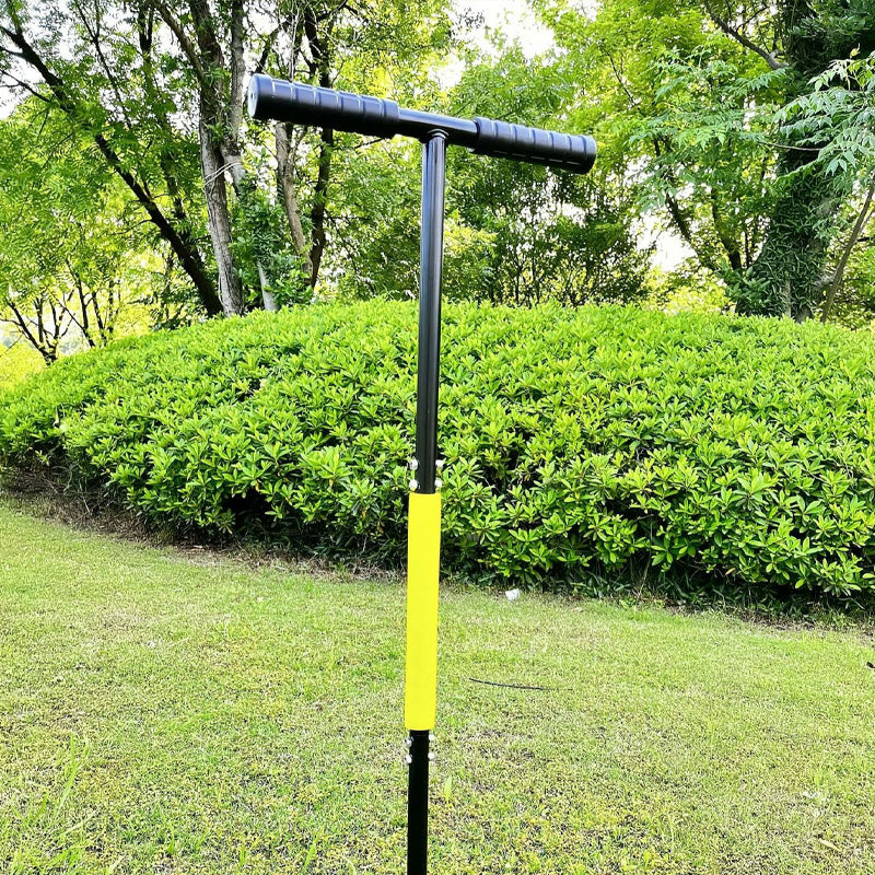 Handrasenlüfter mit Federunterstützung und Kernauswurf
