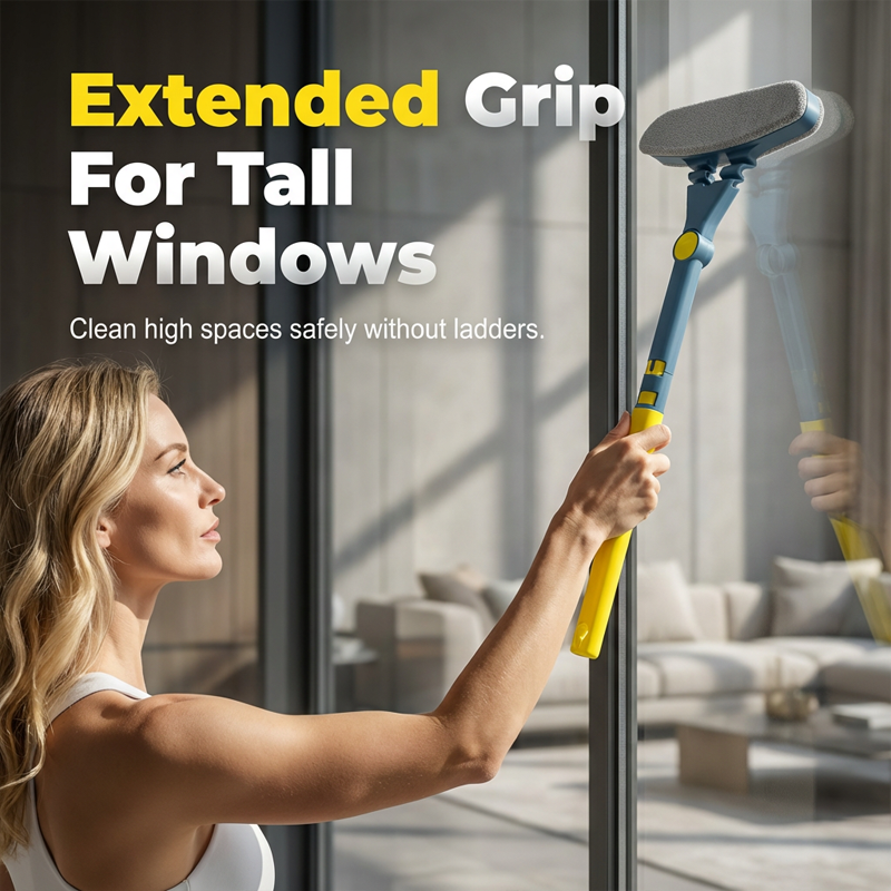 📢⚡ 40 % Rabatt! Teleskop-Fensterputzer – mit verstellbarem Stiel
