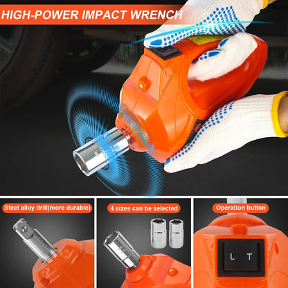🔥 40% RABATT! 🚗 12V Elektrischer Hydraulik-Wagenheber für Autos