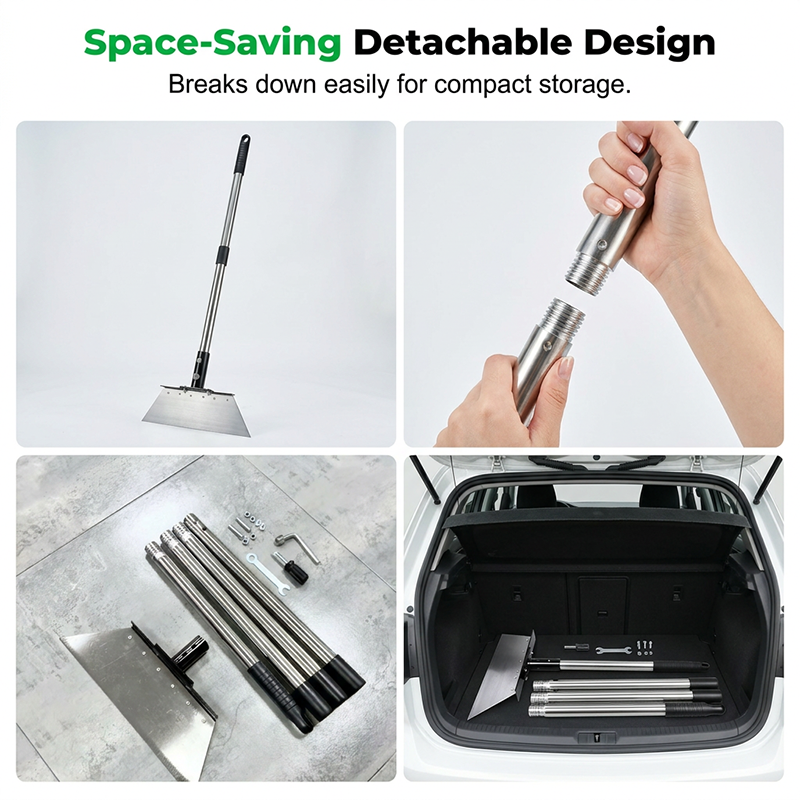 Verstellbare Gartenschaufel & Schneeschaufel