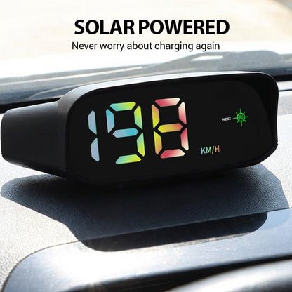 🚗Solarbetriebener Auto-HUD-Tachometer