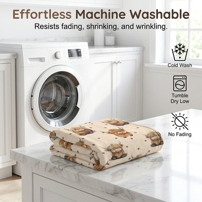 ⏳50 % RABATT! 🐮Ultraweiche Flanell-Wurdecke mit Printmuster