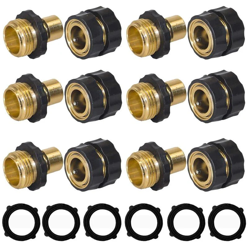 📢📢50 % RABATT !! ⏰3/4-Zoll-Schnellkupplung für Gartenschläuche