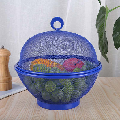 Kreativer Obst- & Gemüsekorb mit Deckel – zum Waschen, Abtropfen & Aufbewahren – platzsparend, praktisch & hygienisch – ideal für Küche & Kühlschrank🍎🥬
