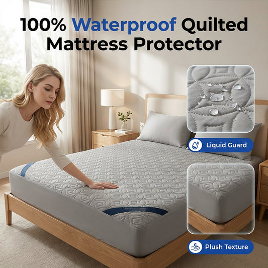 🥳 2026 SOMMER-HIT – 50 % RABATT! 🛏️ Premium Wasserdichter Stepp-Matratzenschoner – Frische & Schutz für jede Nacht 😴✨