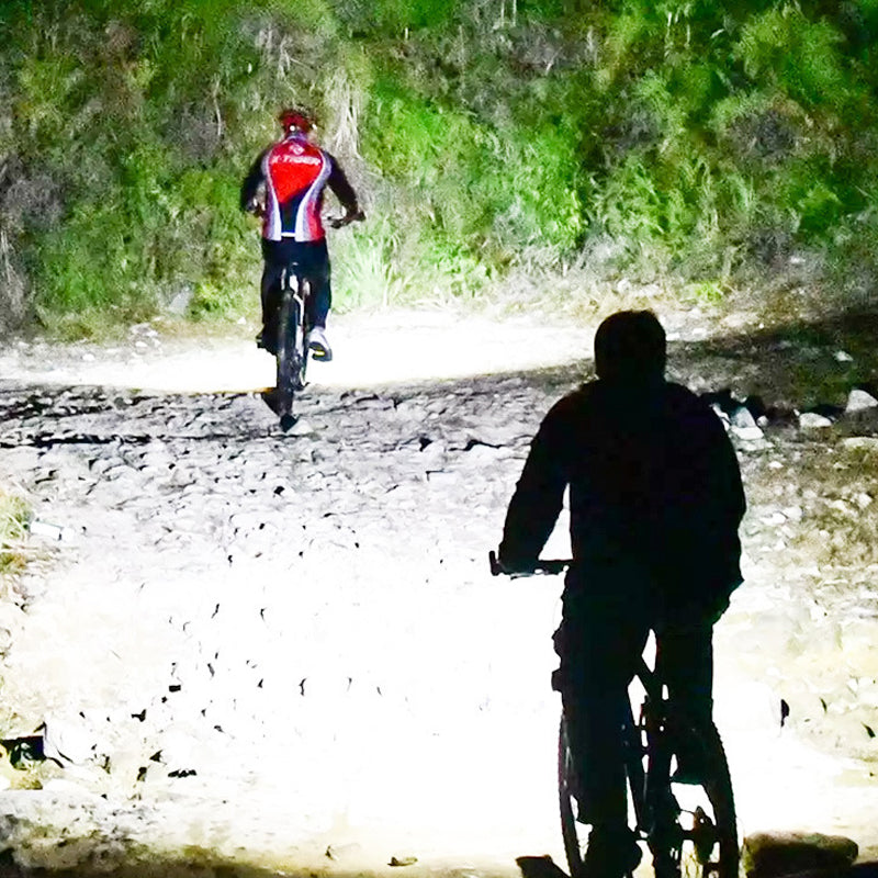 🚲 50% RABATT! 💡 LED-Fahrrad-Frontlicht mit Hupe – Wasserdicht, wiederaufladbar & hell – Sicherheit bei Nacht & auf Mountainbike-Trails 🌙