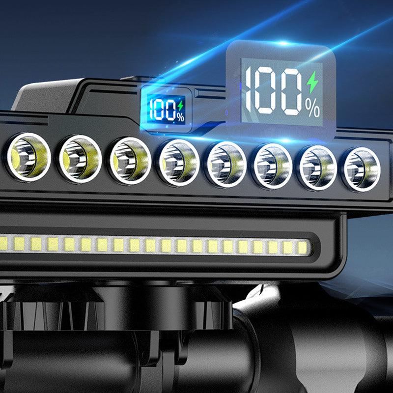 🚲 50% RABATT! 💡 LED-Fahrrad-Frontlicht mit Hupe – Wasserdicht, wiederaufladbar & hell – Sicherheit bei Nacht & auf Mountainbike-Trails 🌙