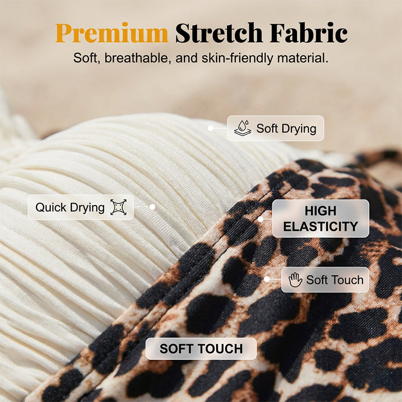🐆 50% RABATT! 👙 Damen Leoparden-Bikini-Set – Mutig, bequem & figurschmeichelnd – Perfekt für Strand, Pool & Urlaub 🌊