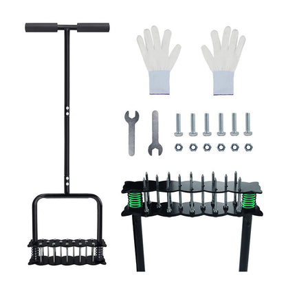 🌱 Limitierte Aktion: 50 % sparen!✨ Manueller Rasenbelüfter – Karbonstahl, Fußteller, Höhenverstellbar ✨