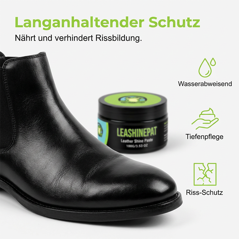 Mehrzweck-Pflegepaste für schwarzes Leder