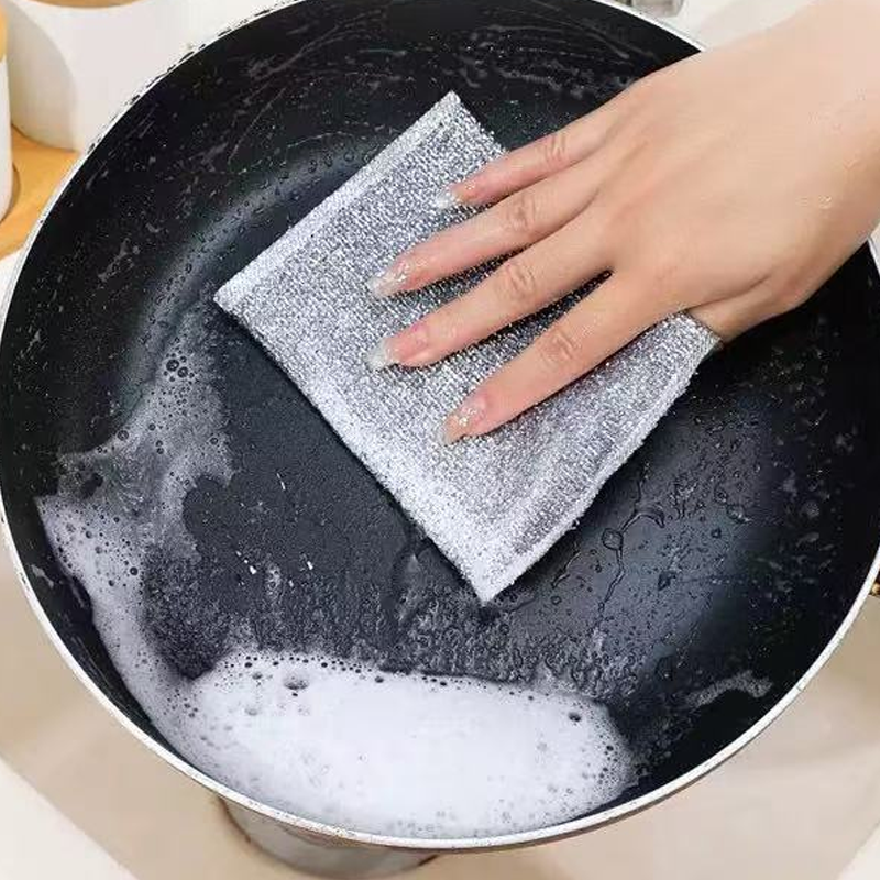 🔥50% Rabatt 🧽 Kratzfeste Scheuertücher (10x15 cm) – entfernt hartnäckiges Fett ohne Schrubben – wiederverwendbar & vielseitig – 5er- bis 30er-Pack