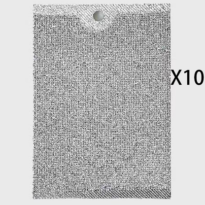 🔥50% Rabatt 🧽 Kratzfeste Scheuertücher (10x15 cm) – entfernt hartnäckiges Fett ohne Schrubben – wiederverwendbar & vielseitig – 5er- bis 30er-Pack