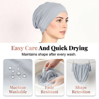 ⏳Limitiertes 50 % Rabatt⏰Weiche Stretch-Turbanmütze für Damen👒