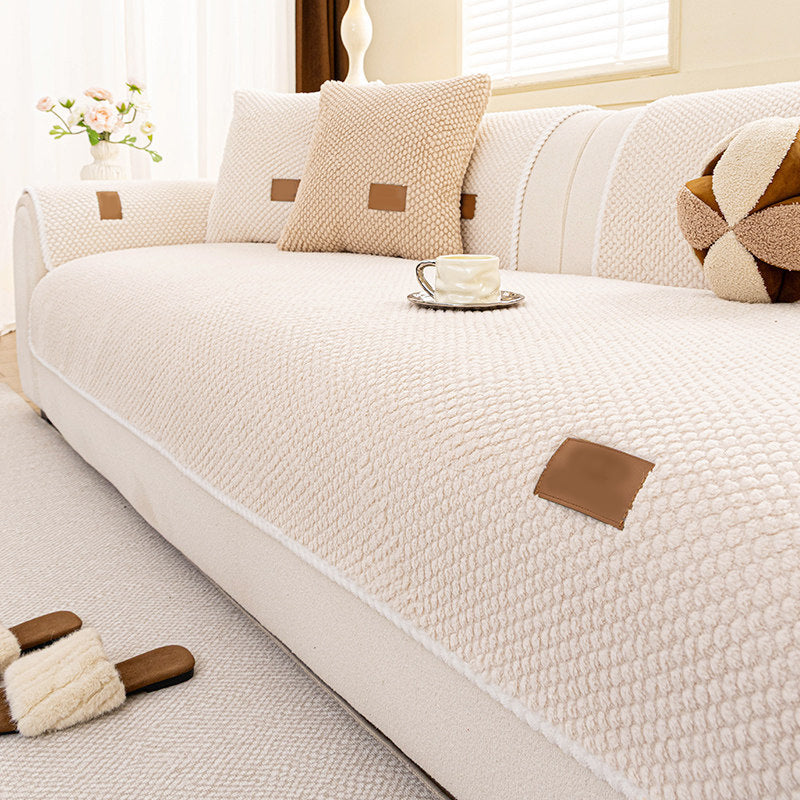 🛋️ Gepolsterte rutschfeste Sofaabdeckung – ultraweich, waschbar & kratzfest – ideal für Kinder und Haustiere 🐾