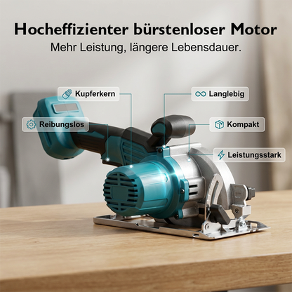 ⚡🛠️ 50% RABATT! Hochgeschwindigkeits-Akku-Kreissäge mit bürstenlosem Motor – Leistungsstark, kabellos & präzise
