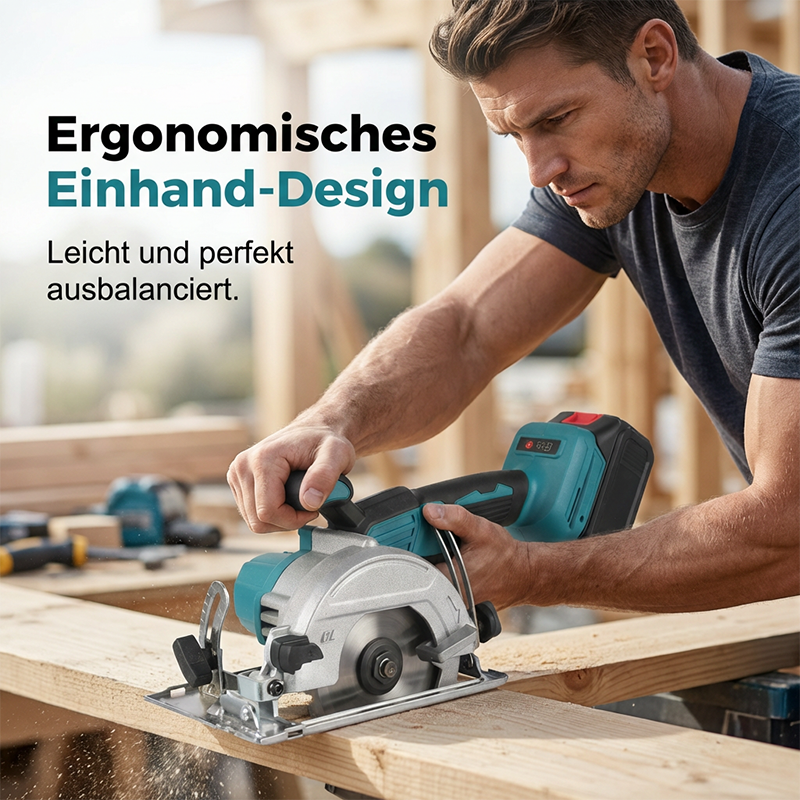 ⚡🛠️ 50% RABATT! Hochgeschwindigkeits-Akku-Kreissäge mit bürstenlosem Motor – Leistungsstark, kabellos & präzise