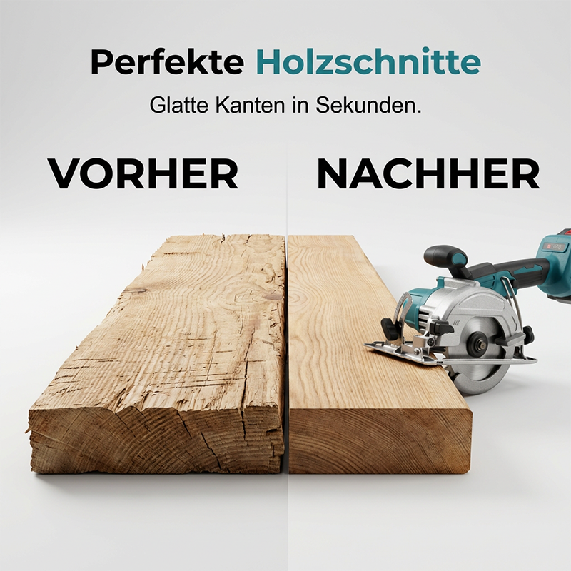 ⚡🛠️ 50% RABATT! Hochgeschwindigkeits-Akku-Kreissäge mit bürstenlosem Motor – Leistungsstark, kabellos & präzise