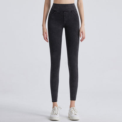 🛍️50% RABATT: Die perfekte Jeans-Optik Leggings – Figurformend & Ultra-bequem👖