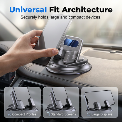 Drehbarer Auto-Handyhalter fürs Armaturenbrett – stabil, kompakt & vielseitig – ideal für Navigation & freihändiges Telefonieren🚗📱