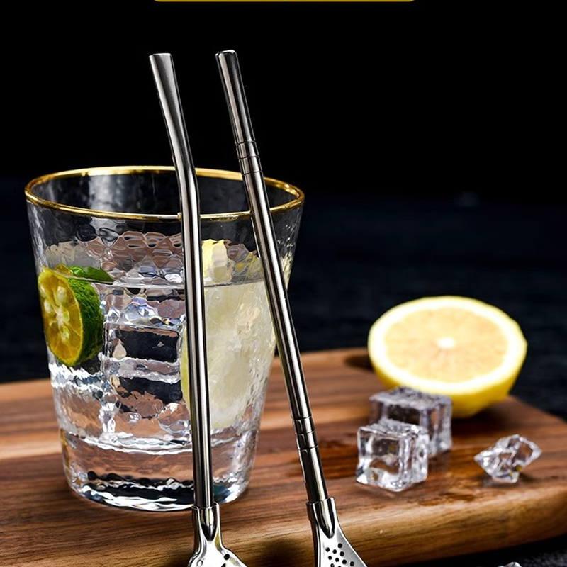 🥤 NUR FÜR BEGRENZTE ZEIT 50 % RABATT! 🥄 2-in-1-Trinkhalm-Löffel aus 304 Edelstahl – Trinkhalm und Rührlöffel in einem, mit abnehmbarem Design & umweltfreundlich wiederverwendbar ✨