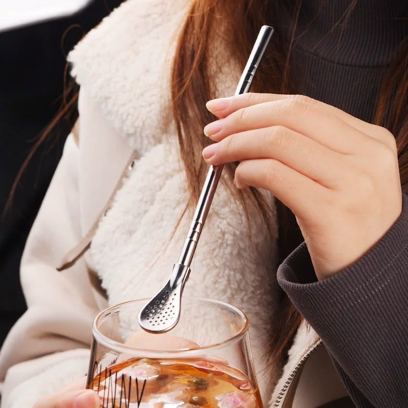 🥤 NUR FÜR BEGRENZTE ZEIT 50 % RABATT! 🥄 2-in-1-Trinkhalm-Löffel aus 304 Edelstahl – Trinkhalm und Rührlöffel in einem, mit abnehmbarem Design & umweltfreundlich wiederverwendbar ✨