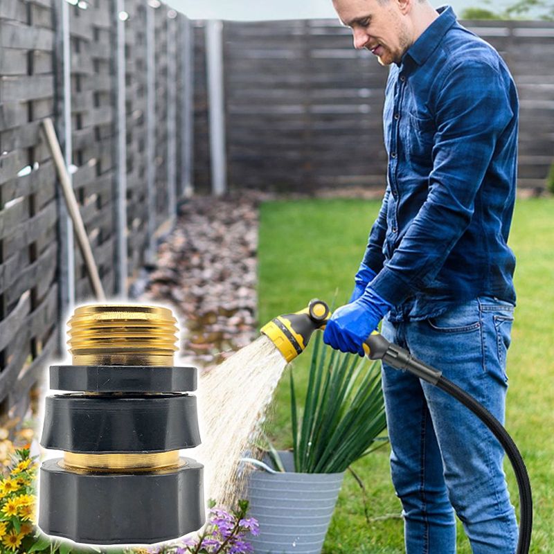 📢📢50 % RABATT !! ⏰3/4-Zoll-Schnellkupplung für Gartenschläuche