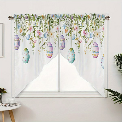 🌸 50% RABATT! ✨ Botanik-Druck Vorhänge – Lichtfilternd, mit Stangendurchzug, lebendige Farben 🌿