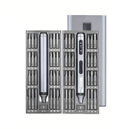 🔩⚡ Multifunktions-Elektro-Schrauber 50-in-1-Set – Präzisions-Werkzeugsatz für Elektronik, Smartphones & DIY | USB-C aufladbar