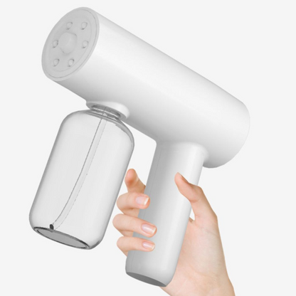 🔫 50% RABATT! ✨ Kabellose Nano-Zerstäuber-Desinfektionspistole – Blaulicht & 3 Stufen – Mehrflächen-Sprühgerät 🛡️
