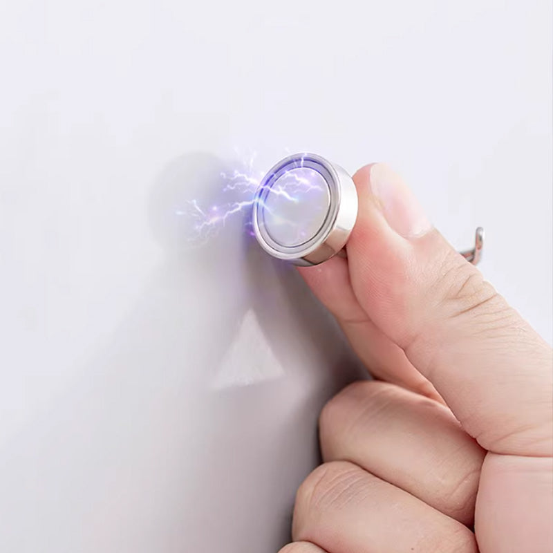 Starker 360° drehbarer Magnet-Haken – zur Montage ohne Bohren – ideal für Küche, Büro & Wohnung – hält sicher auf Metalloberflächen🧲🪝