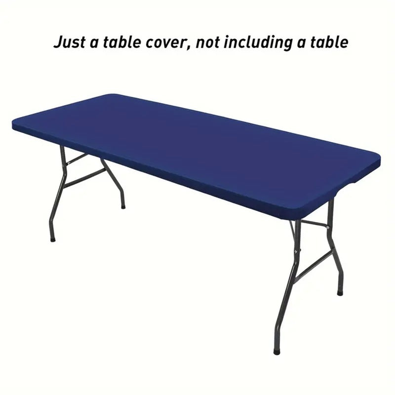 🧩 Passgenaue Spandex-Tischdecke für rechteckige & quadratische Tische – nahtloser Sitz, fleckenfest, waschbar & knitterfrei 🛡️🍽️ Perfekt für Küche, Party & Alltag – dehnbar, langlebig.