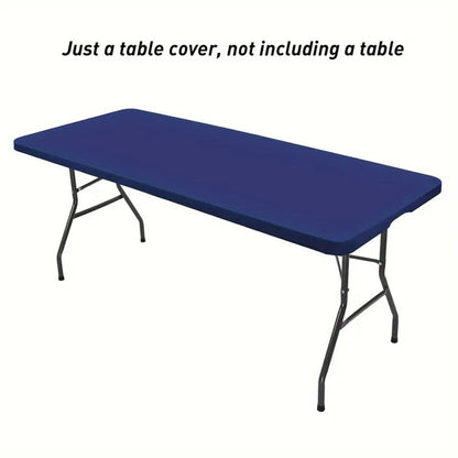 🧩 Passgenaue Spandex-Tischdecke für rechteckige & quadratische Tische – nahtloser Sitz, fleckenfest, waschbar & knitterfrei 🛡️🍽️ Perfekt für Küche, Party & Alltag – dehnbar, langlebig.