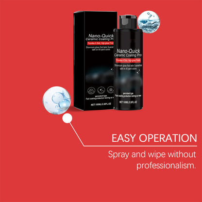 🚗 KAUFE 2, ERHALTE 1 GRATIS! 🧼 Autopflegespray für sofortigen Hochglanz – Hydrophob, UV-Schutz & streifenfrei – Ideal für Lack, Plastik & Glas ✨