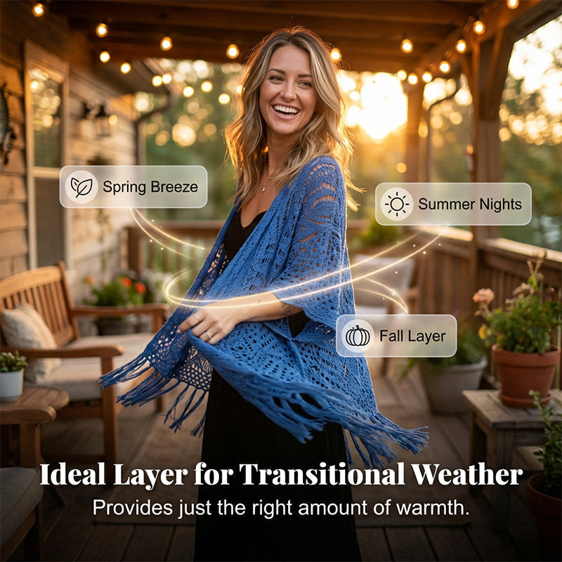 🧥 50% RABATT! ✨ Damen Strick-Cardigan mit offener Front – Leicht & ideal für Alltag und Sommerabende – Atmungsaktive Baumwollmischung, perfekt als luftige Übergangsjacke 🌿