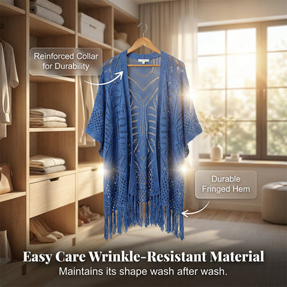 🧥 50% RABATT! ✨ Damen Strick-Cardigan mit offener Front – Leicht & ideal für Alltag und Sommerabende – Atmungsaktive Baumwollmischung, perfekt als luftige Übergangsjacke 🌿