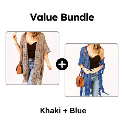 🧥 50% RABATT! ✨ Damen Strick-Cardigan mit offener Front – Leicht & ideal für Alltag und Sommerabende – Atmungsaktive Baumwollmischung, perfekt als luftige Übergangsjacke 🌿