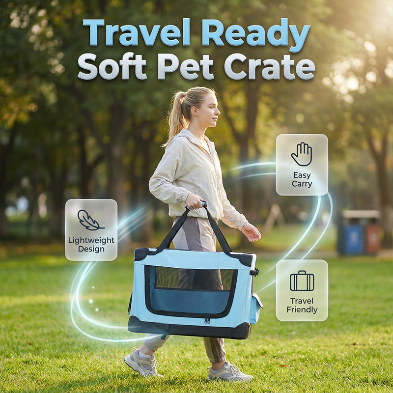 🐾【Limitiertes Sonderangebot: 50 % Rabatt+versandkostenfrei】📦 Tragbare, zusammenklappbare, weiche Transportbox für Haustiere – ideal für Auto, Flugzeug & Zuhause